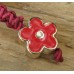Schlüsselanhänger mit roter Blume